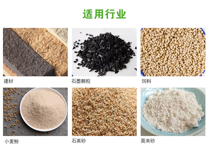 高頻振動篩主要用于化工，建材，石墨顆粒，飼料，小麥粉，石英砂，豆?jié){，果汁等各種物料的干法、濕法篩分、分級、脫水，過濾。